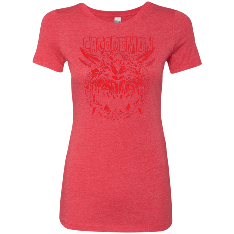 T-Shirts Vintage Red / S Cacodemon Women's Triblend T-Shirt