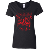 T-Shirts Black / S Cacodemon Women's V-Neck T-Shirt