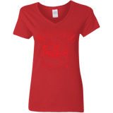 T-Shirts Red / S Cacodemon Women's V-Neck T-Shirt