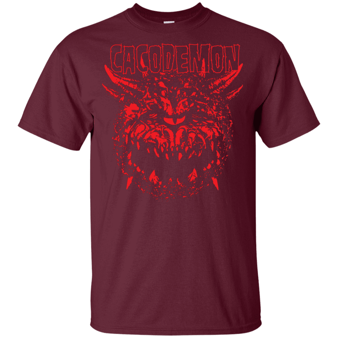 T-Shirts Maroon / YXS Cacodemon Youth T-Shirt