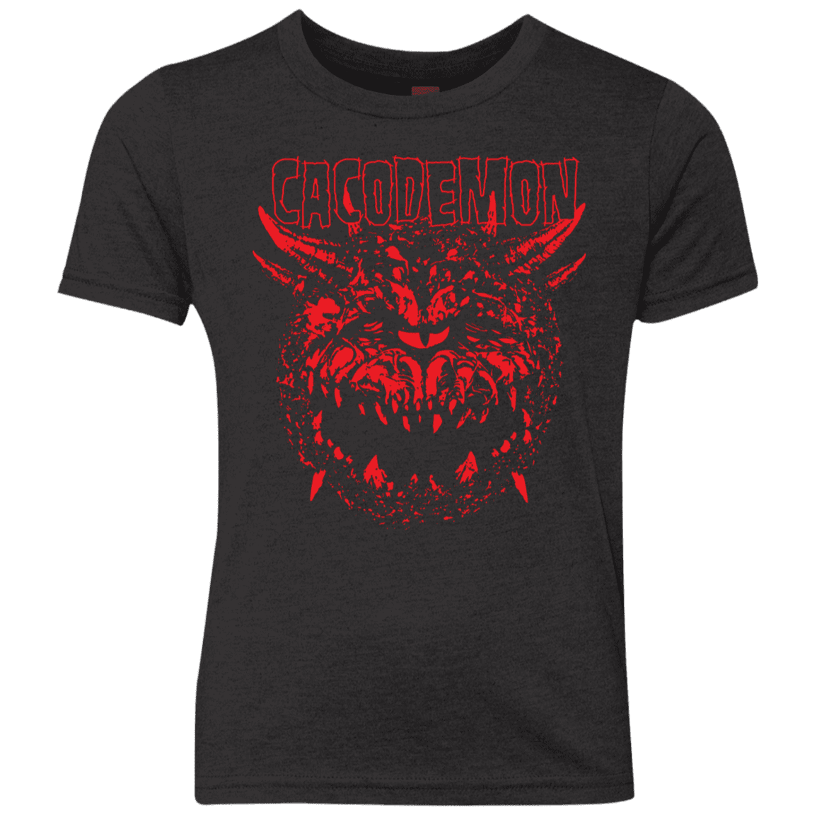 T-Shirts Vintage Black / YXS Cacodemon Youth Triblend T-Shirt