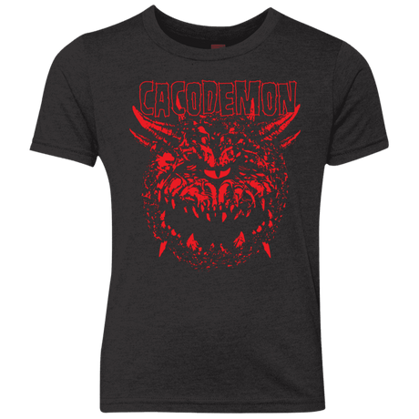 T-Shirts Vintage Black / YXS Cacodemon Youth Triblend T-Shirt