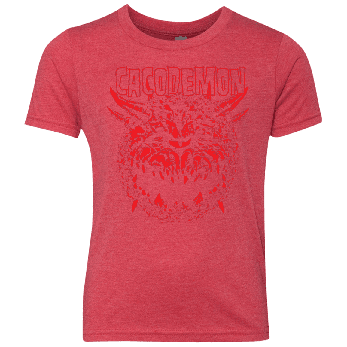 T-Shirts Vintage Red / YXS Cacodemon Youth Triblend T-Shirt