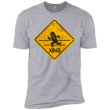 T-Shirts Heather Grey / YXS Cactuar Crossing Boys Premium T-Shirt