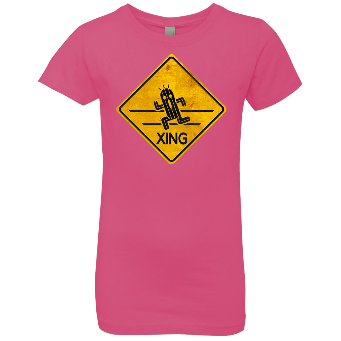 T-Shirts Hot Pink / YXS Cactuar Crossing Girls Premium T-Shirt
