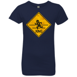 T-Shirts Midnight Navy / YXS Cactuar Crossing Girls Premium T-Shirt