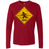 T-Shirts Cardinal / Small Cactuar Crossing Men's Premium Long Sleeve