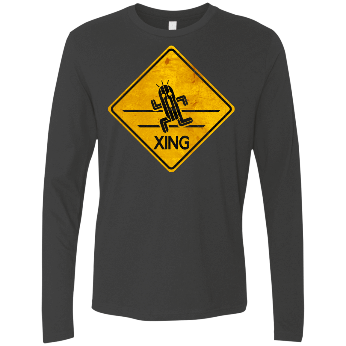 T-Shirts Heavy Metal / Small Cactuar Crossing Men's Premium Long Sleeve