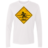 T-Shirts White / Small Cactuar Crossing Men's Premium Long Sleeve