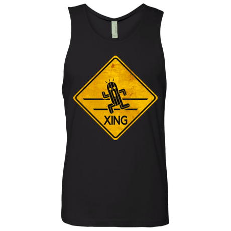 T-Shirts Black / Small Cactuar Crossing Men's Premium Tank Top