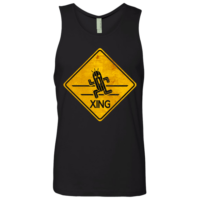 T-Shirts Black / Small Cactuar Crossing Men's Premium Tank Top