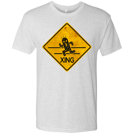 T-Shirts Heather White / Small Cactuar Crossing Men's Triblend T-Shirt
