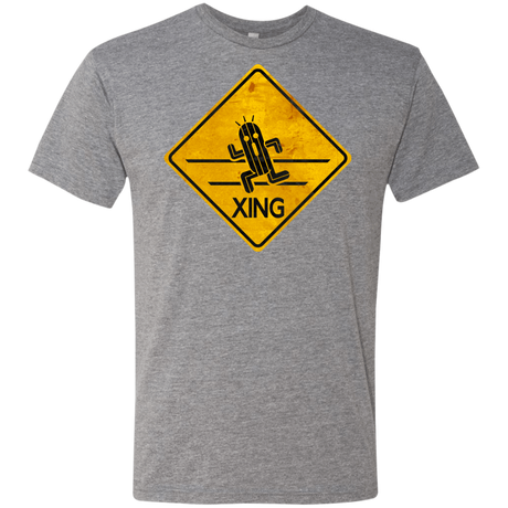 T-Shirts Premium Heather / Small Cactuar Crossing Men's Triblend T-Shirt