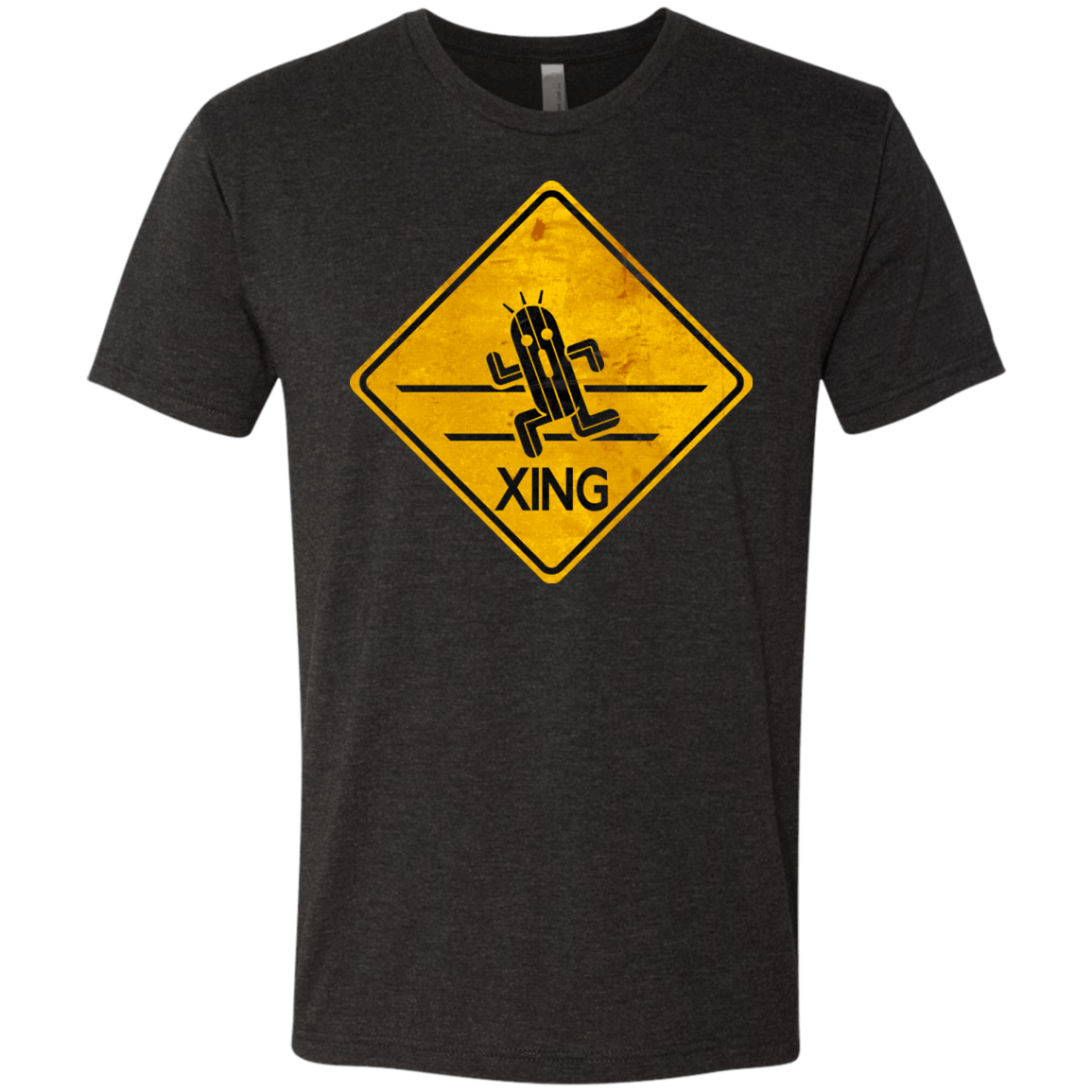 T-Shirts Vintage Black / Small Cactuar Crossing Men's Triblend T-Shirt