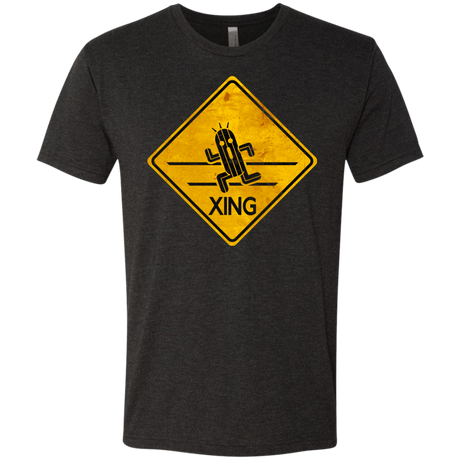 T-Shirts Vintage Black / Small Cactuar Crossing Men's Triblend T-Shirt