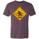 T-Shirts Vintage Purple / Small Cactuar Crossing Men's Triblend T-Shirt