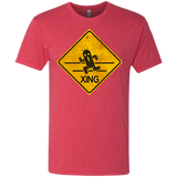 T-Shirts Vintage Red / Small Cactuar Crossing Men's Triblend T-Shirt