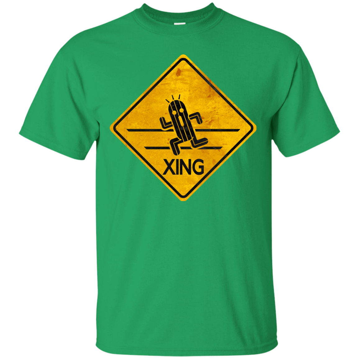T-Shirts Irish Green / Small Cactuar Crossing T-Shirt