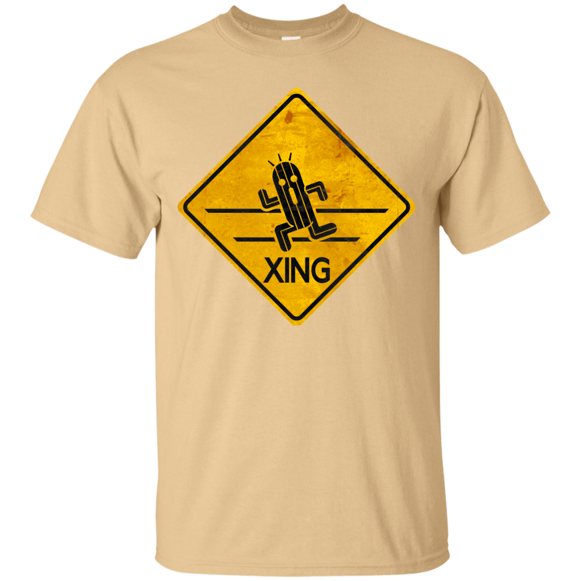 T-Shirts Vegas Gold / Small Cactuar Crossing T-Shirt