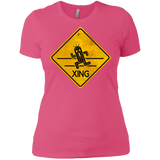 T-Shirts Hot Pink / X-Small Cactuar Crossing Women's Premium T-Shirt