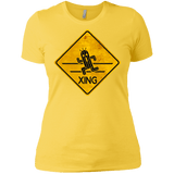 T-Shirts Vibrant Yellow / X-Small Cactuar Crossing Women's Premium T-Shirt