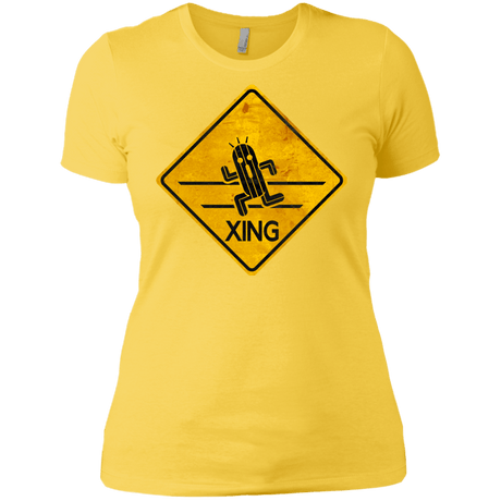T-Shirts Vibrant Yellow / X-Small Cactuar Crossing Women's Premium T-Shirt