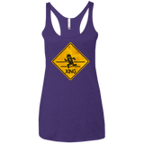 T-Shirts Purple / X-Small Cactuar Crossing Women's Triblend Racerback Tank