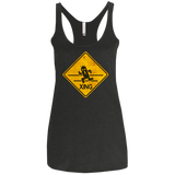 T-Shirts Vintage Black / X-Small Cactuar Crossing Women's Triblend Racerback Tank