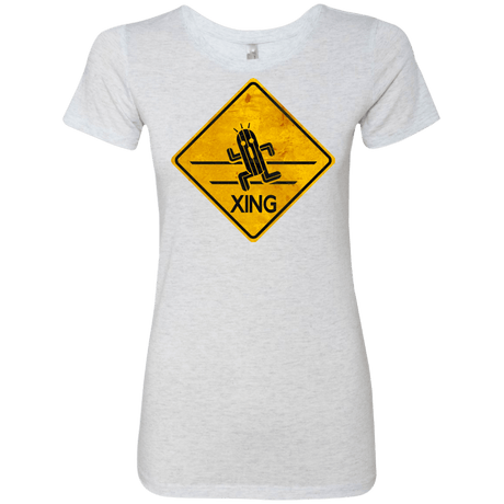 T-Shirts Heather White / Small Cactuar Crossing Women's Triblend T-Shirt