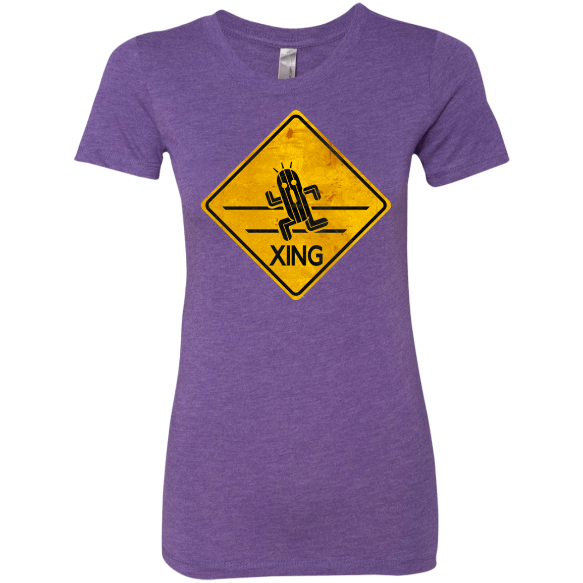 T-Shirts Purple Rush / Small Cactuar Crossing Women's Triblend T-Shirt