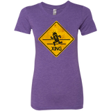 T-Shirts Purple Rush / Small Cactuar Crossing Women's Triblend T-Shirt