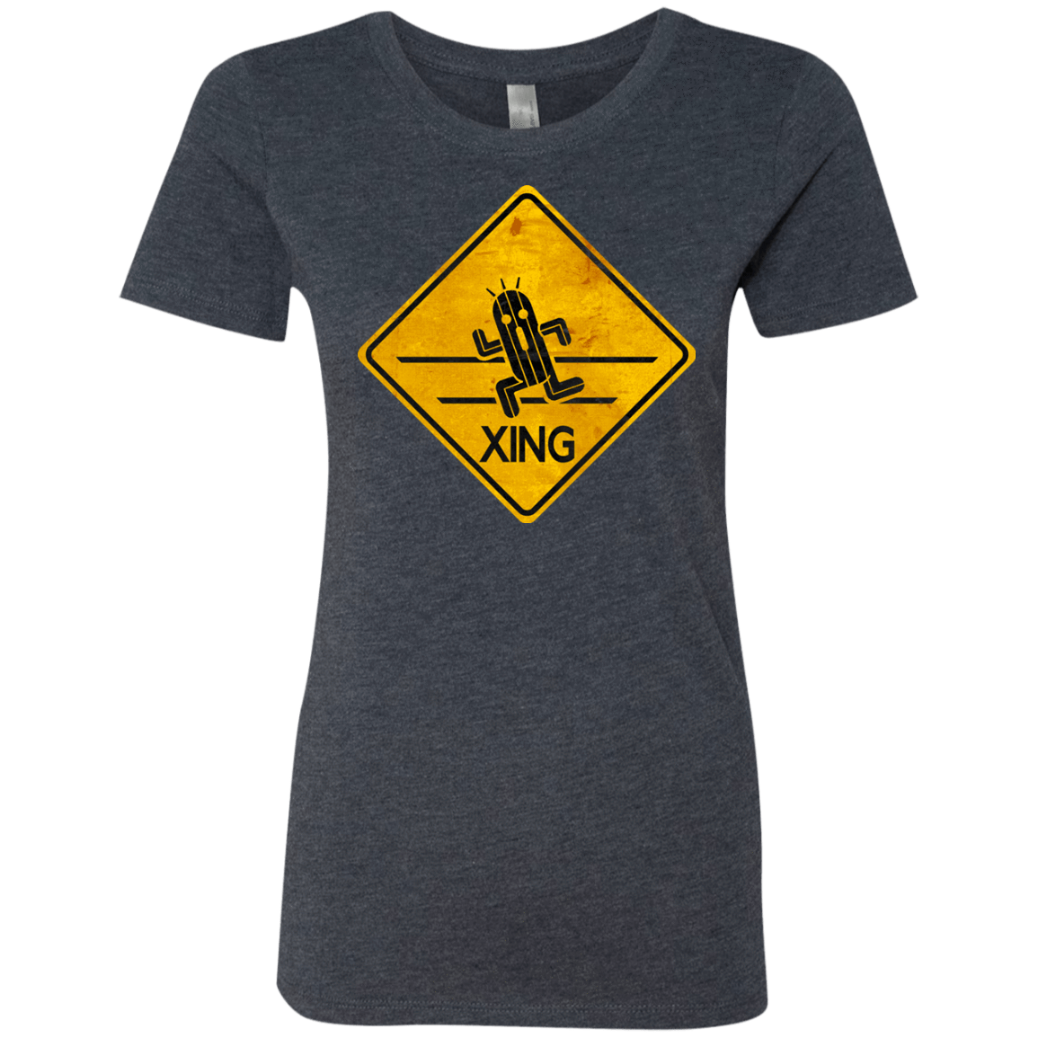 T-Shirts Vintage Navy / Small Cactuar Crossing Women's Triblend T-Shirt