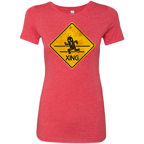 T-Shirts Vintage Red / Small Cactuar Crossing Women's Triblend T-Shirt