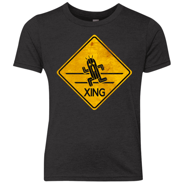 T-Shirts Vintage Black / YXS Cactuar Crossing Youth Triblend T-Shirt