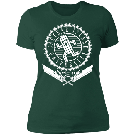 T-Shirts Forest Green / S Cactuar Island University Women's Premium T-Shirt