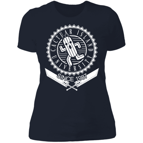 T-Shirts Midnight Navy / S Cactuar Island University Women's Premium T-Shirt