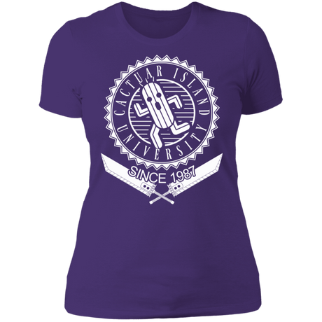 T-Shirts Purple Rush/ / S Cactuar Island University Women's Premium T-Shirt