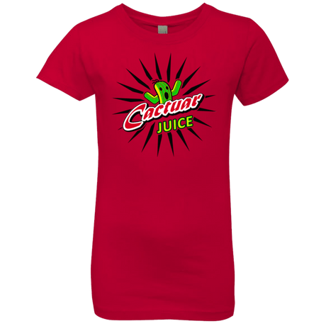 T-Shirts Red / YXS Cactuar juice Girls Premium T-Shirt