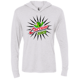 T-Shirts Heather White / X-Small Cactuar juice Triblend Long Sleeve Hoodie Tee