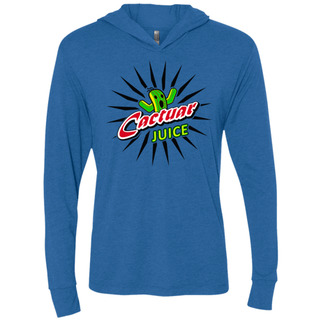 T-Shirts Vintage Royal / X-Small Cactuar juice Triblend Long Sleeve Hoodie Tee