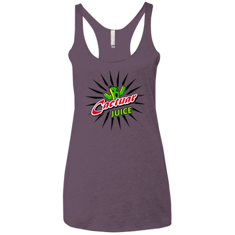 T-Shirts Vintage Purple / X-Small Cactuar juice Women's Triblend Racerback Tank