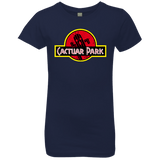 T-Shirts Midnight Navy / YXS Cactuar Park Girls Premium T-Shirt