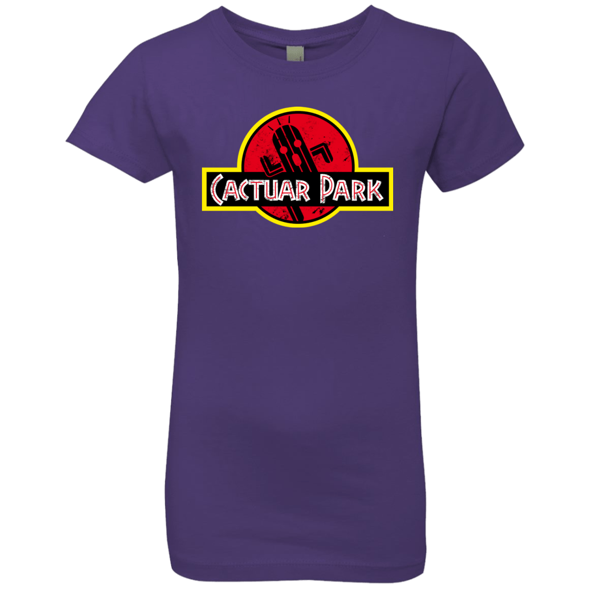 T-Shirts Purple Rush / YXS Cactuar Park Girls Premium T-Shirt