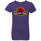 T-Shirts Purple Rush / YXS Cactuar Park Girls Premium T-Shirt