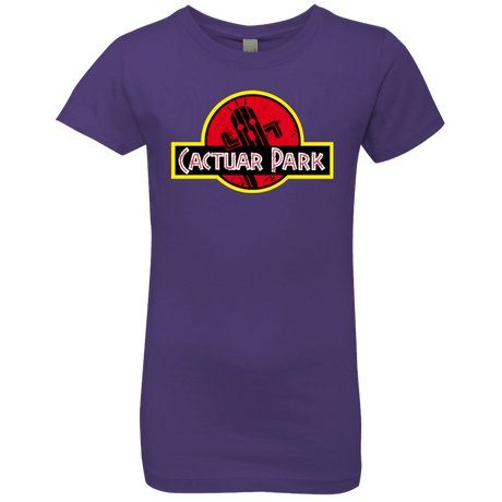 T-Shirts Purple Rush / YXS Cactuar Park Girls Premium T-Shirt