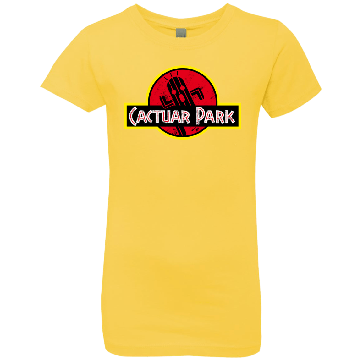 T-Shirts Vibrant Yellow / YXS Cactuar Park Girls Premium T-Shirt