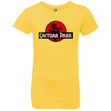 T-Shirts Vibrant Yellow / YXS Cactuar Park Girls Premium T-Shirt