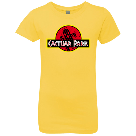 T-Shirts Vibrant Yellow / YXS Cactuar Park Girls Premium T-Shirt