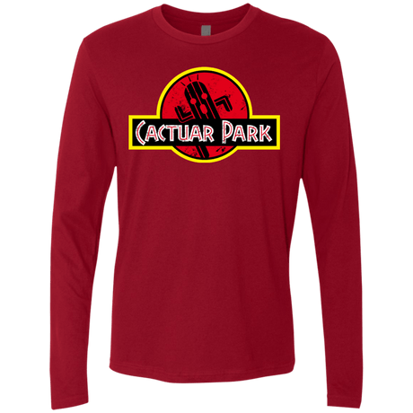 T-Shirts Cardinal / Small Cactuar Park Men's Premium Long Sleeve