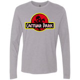 T-Shirts Heather Grey / Small Cactuar Park Men's Premium Long Sleeve